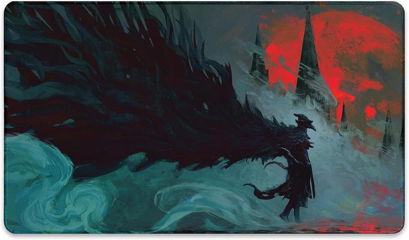 Paramint The Raven's Nightmare (Stitched) - MTG Playmat by Anato Finnstark, Bloodborne - Compatible with Magic The Gathering Playmat - Play MTG, YuGiOh, TCG - Original Play Mat Art Designs - Image 2